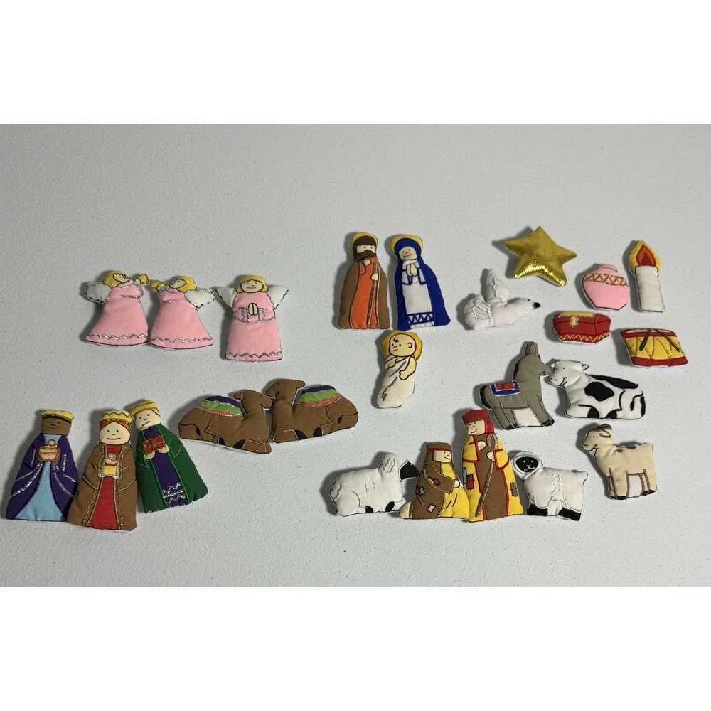 Vtg Countdown to Christmas Plush‎ Advent Calendar MFA Boston MISSING 1 Piece